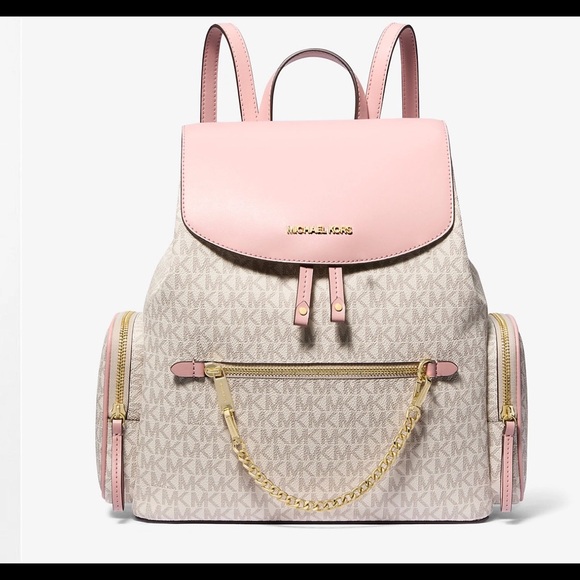 Michael Kors pink logo backpack - Picture 2 of 3